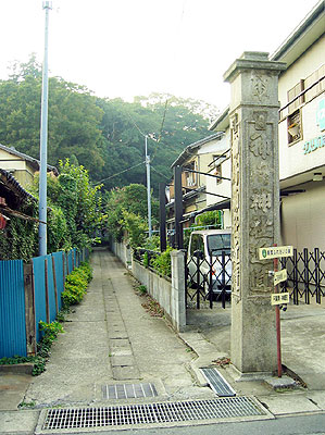 神崎神社近道