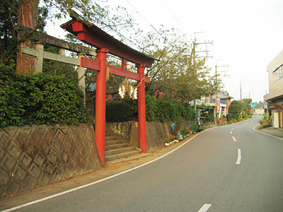 松崎神社入り口の鳥居