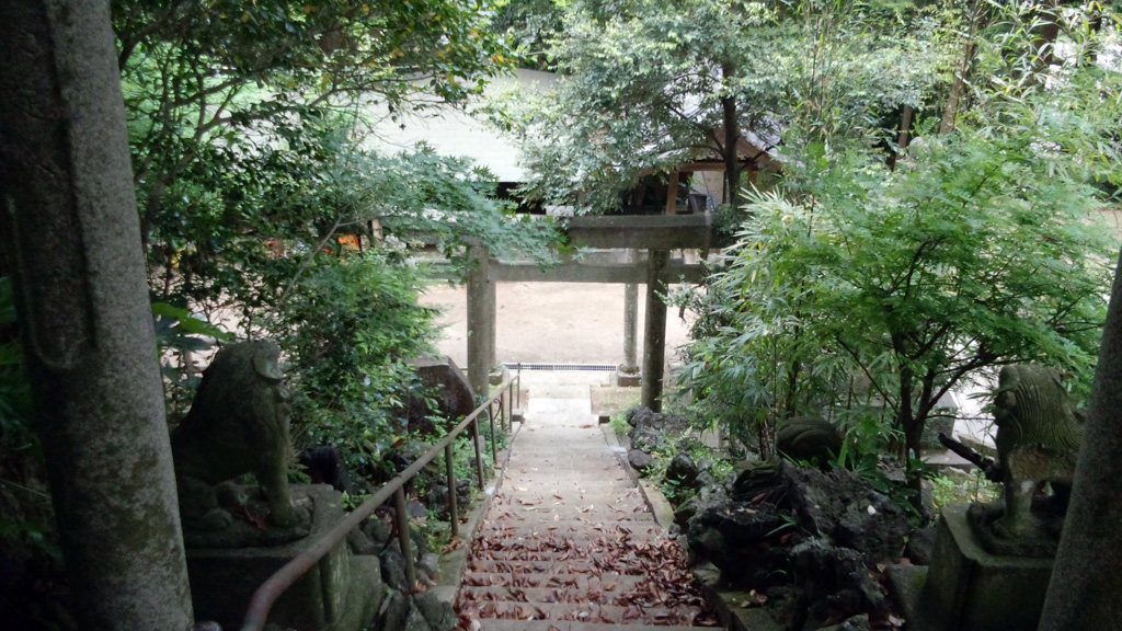 参道の階段