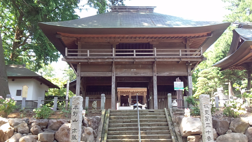 高蔵寺山門正面