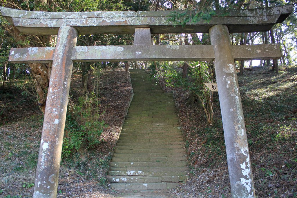 鳥居と階段