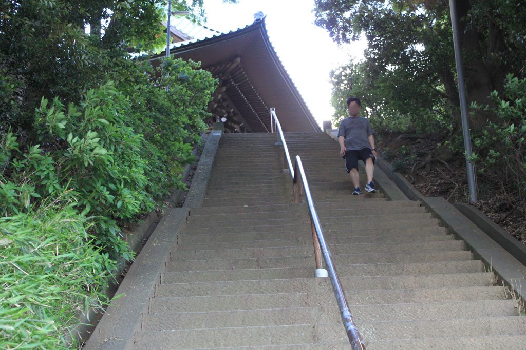 参道の階段