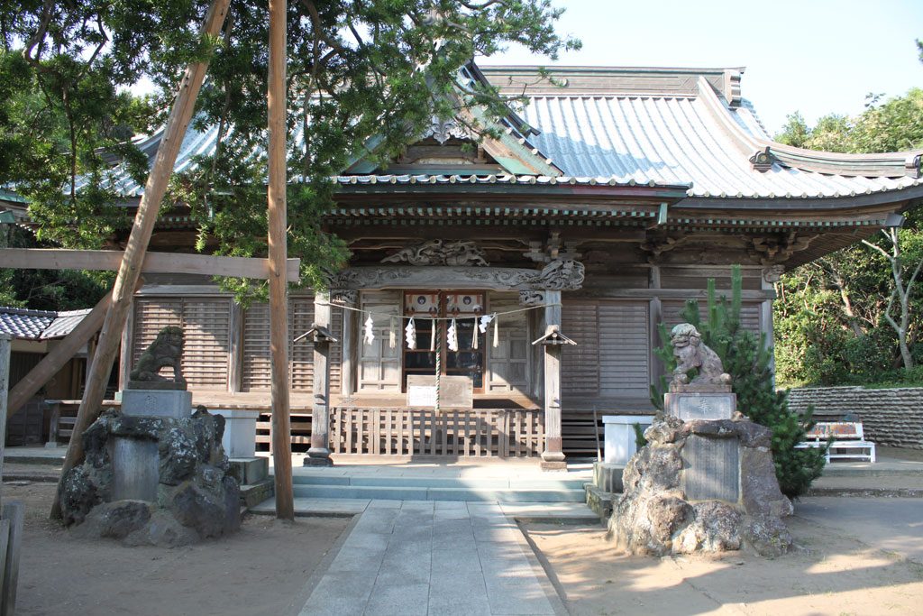 玉崎神社 拝殿正面