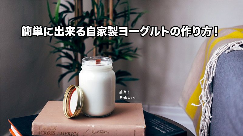 自家製ヨーグルトの作り方 牛乳と混ぜるだけ