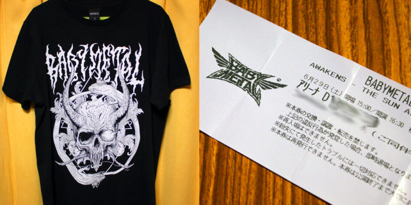 babymetal 横アリ Tシャツ