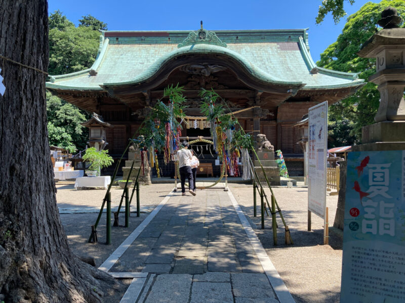 神社正面