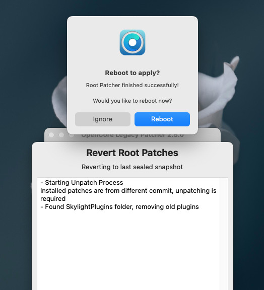 Revert Root Patches